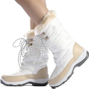 Dream Pairs Women’s Warm Faux Fur Lined Mid-Calf Winter Snow Boots